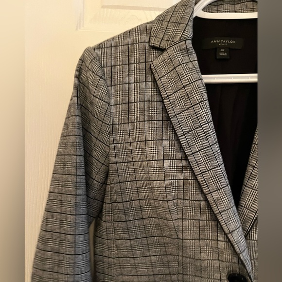 Ann Taylor Checkered Blazer - Picture 3 of 6